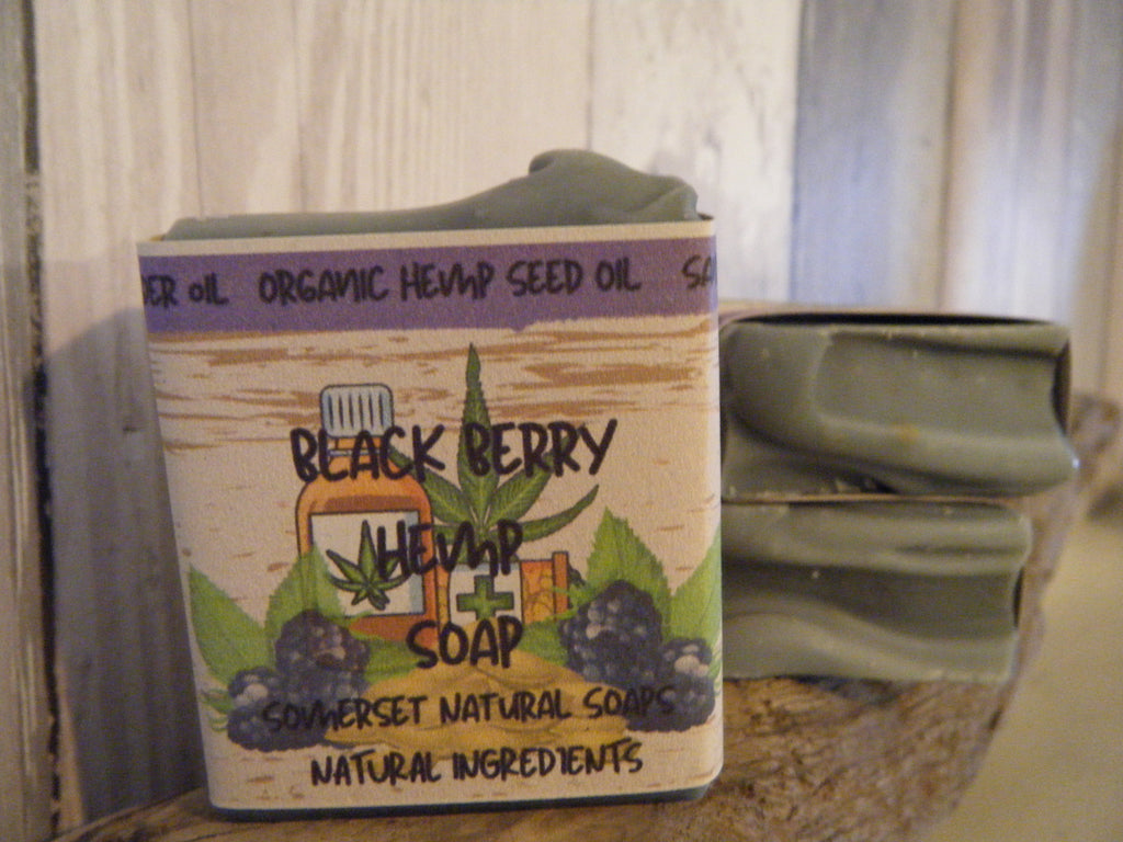 Black Berry Hemp Vegan soap