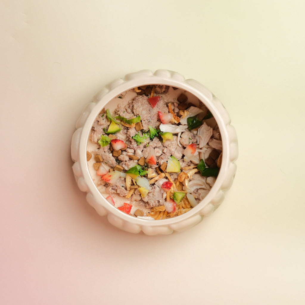 Gradient Caramel Pet Bowl for Dogs and Cats