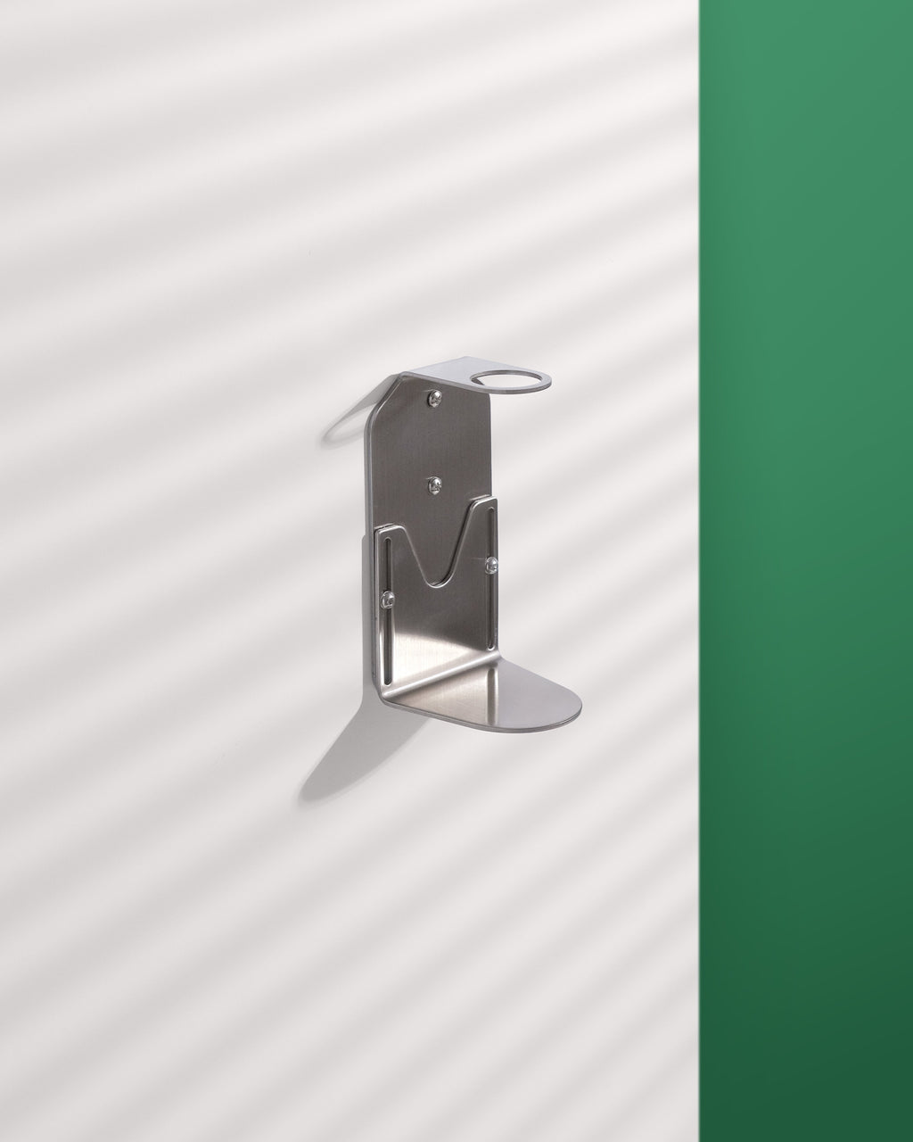 Nickel Single Bottle Holder for Soap Dispensers