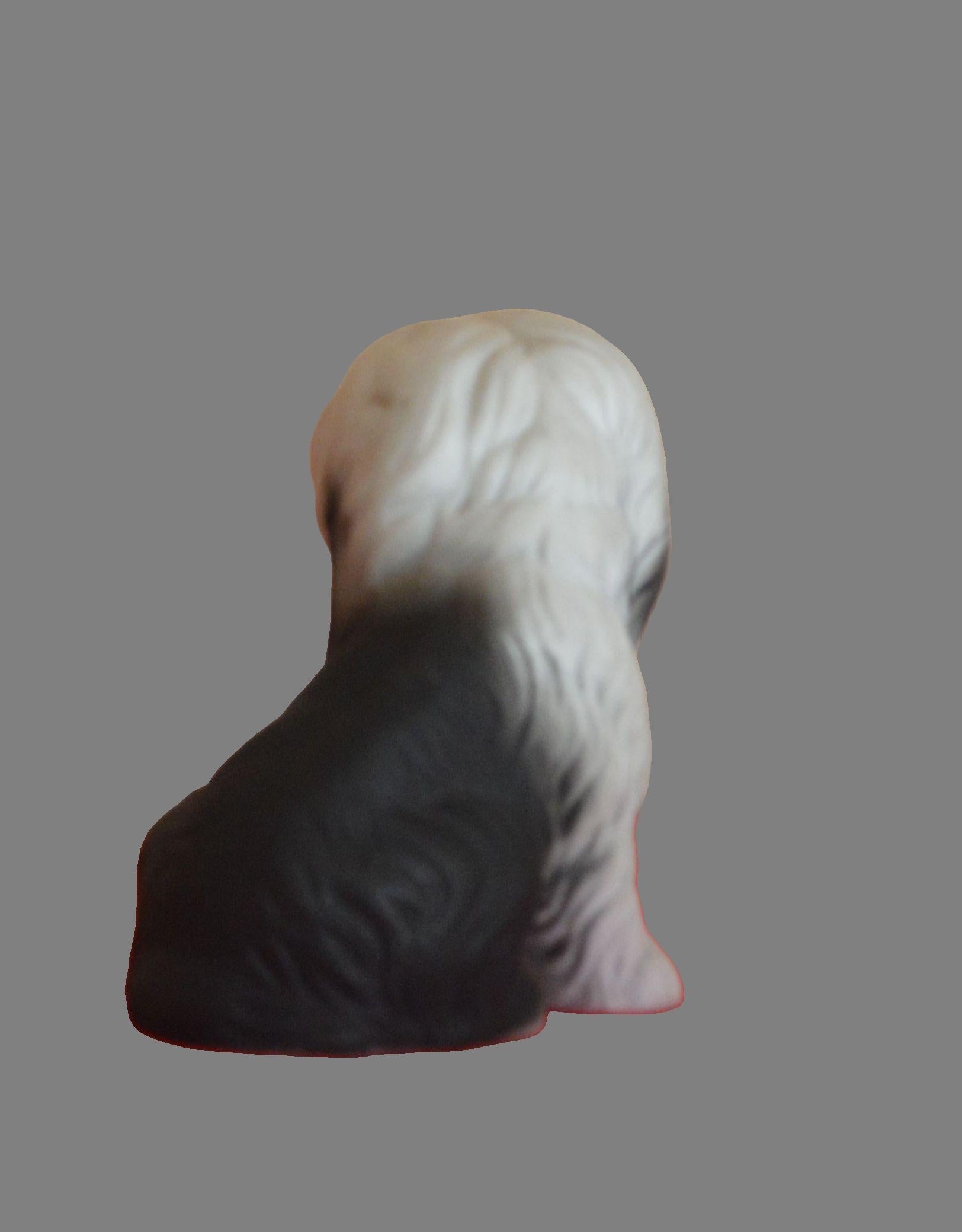 'happy to see you' small english sheep dog figurine