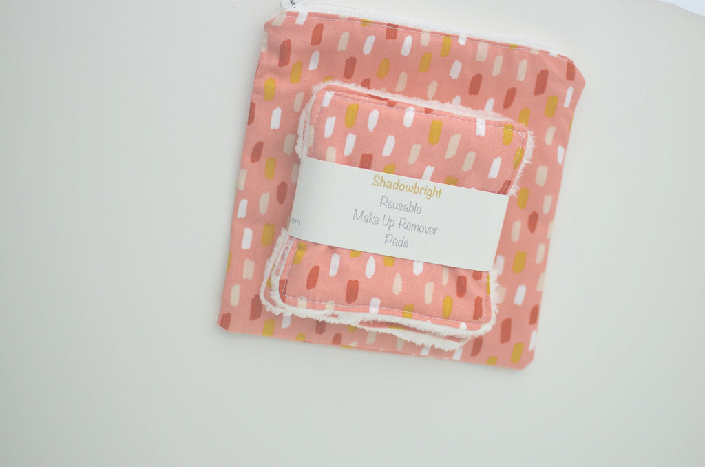 Reusable Makeup Pads and Make up Bag Gift Set