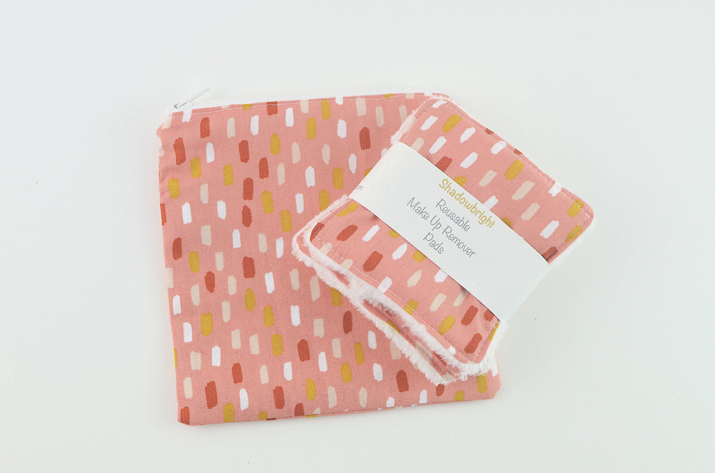 Reusable Makeup Pads and Make up Bag Gift Set