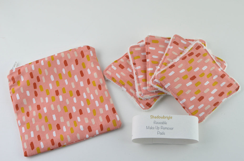 Reusable Makeup Pads and Make up Bag Gift Set