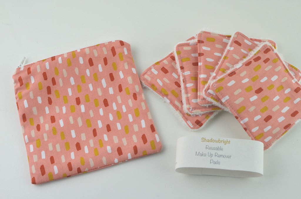 Reusable Makeup Pads and Make up Bag Gift Set