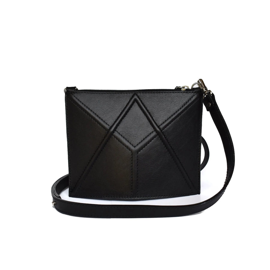 Facet Mini Leather Bag by Gerda Retter – Versatile & Elegant by Gerda Retter Design at www.brixbailey.com