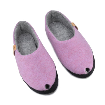 Comfort and Style with TOKU Budapest Lambswool Slippers by Omaking at www.brixbailey.com