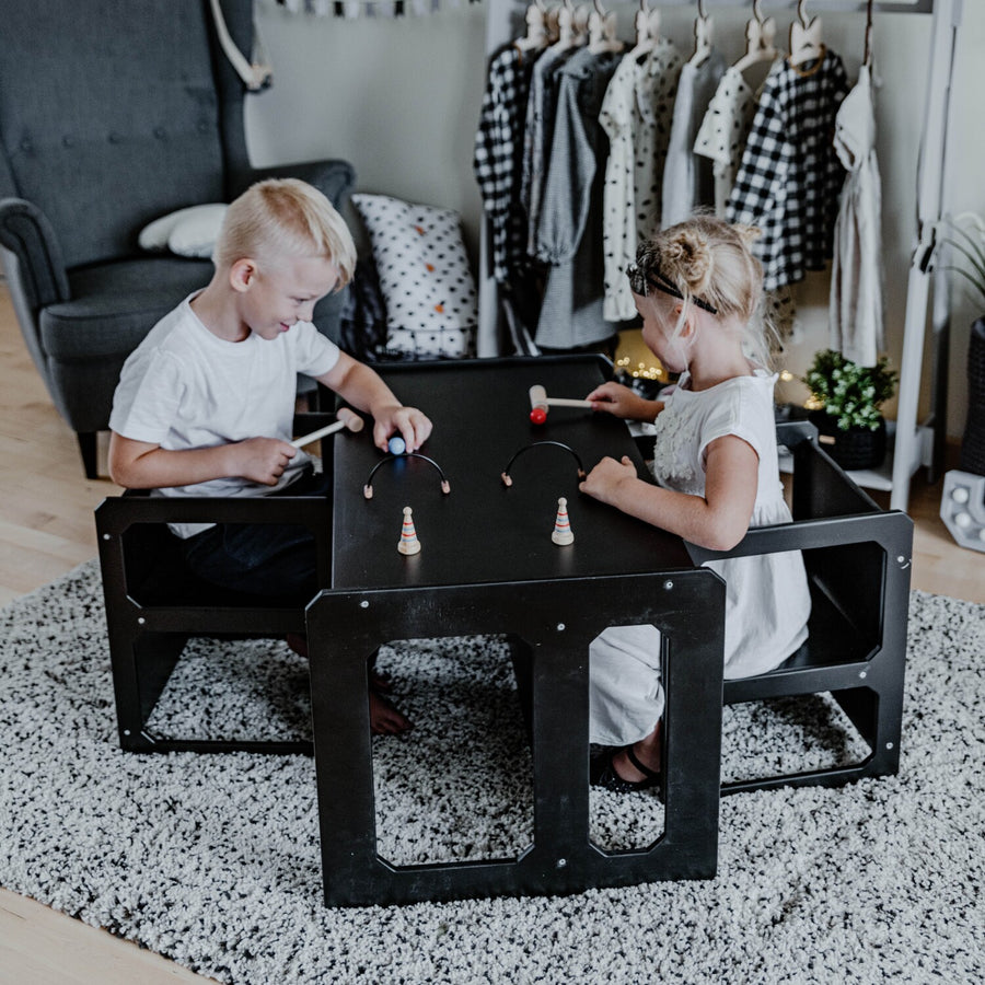 Montessori Weaning Table & Chair Set – Handcrafted & Child-Safe by Montessori House Bed at www.brixbailey.com