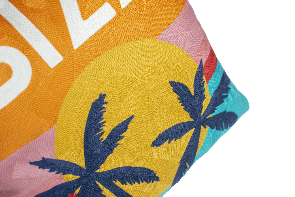 Ibiza Needlepoint Cushion