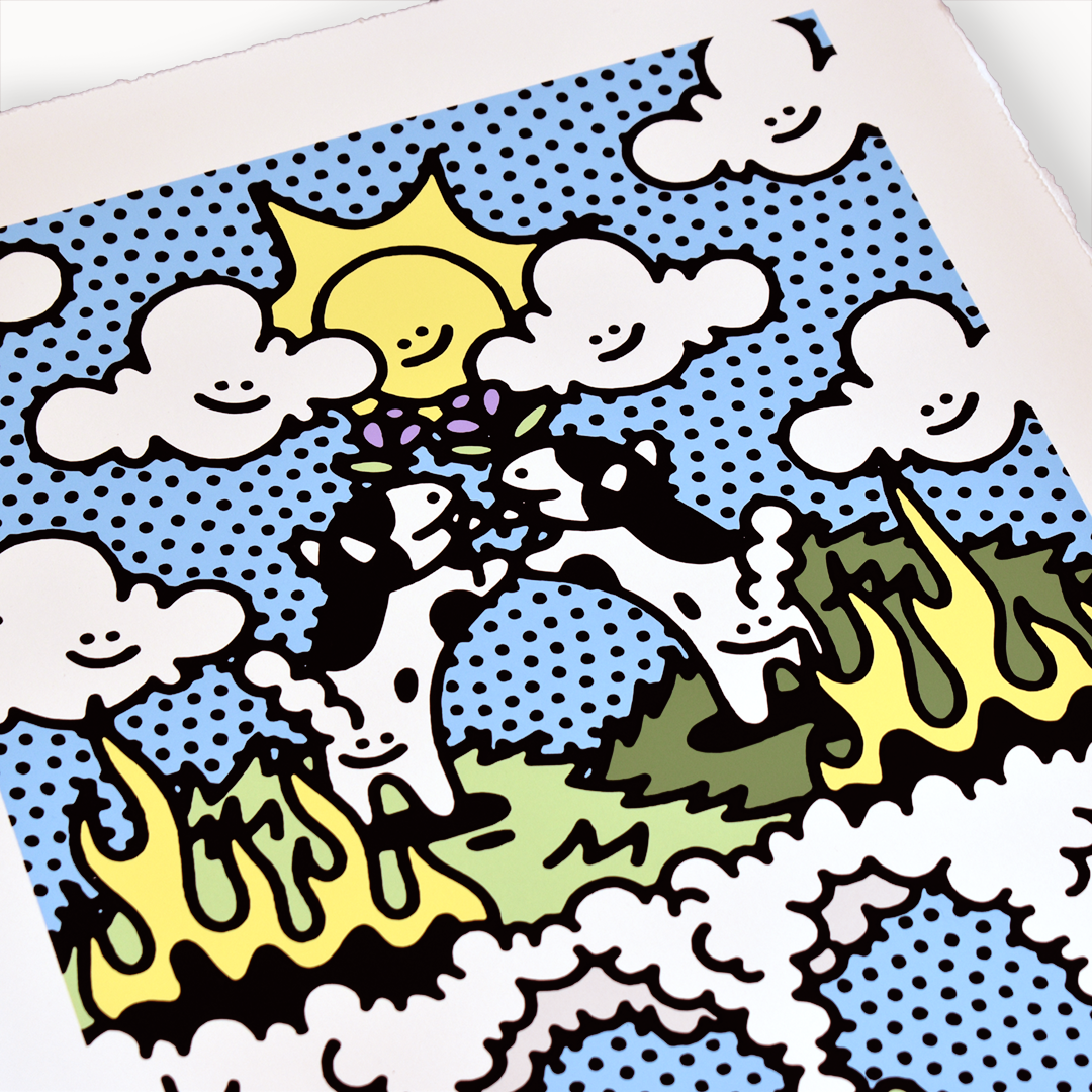 Easy Peasy World Ain't Heavy Limited Edition Print