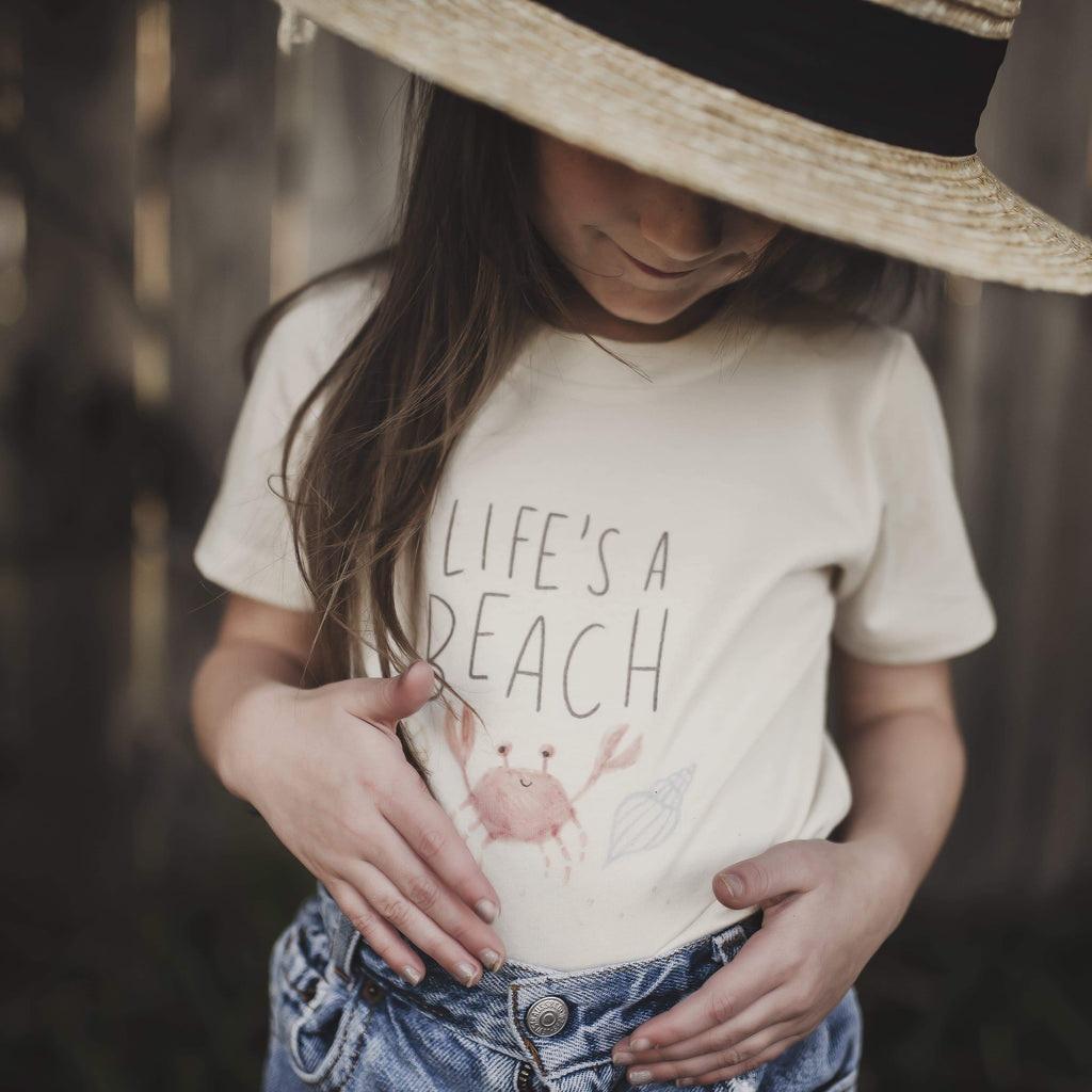 Life's a Beach Graphic Tee for Kids