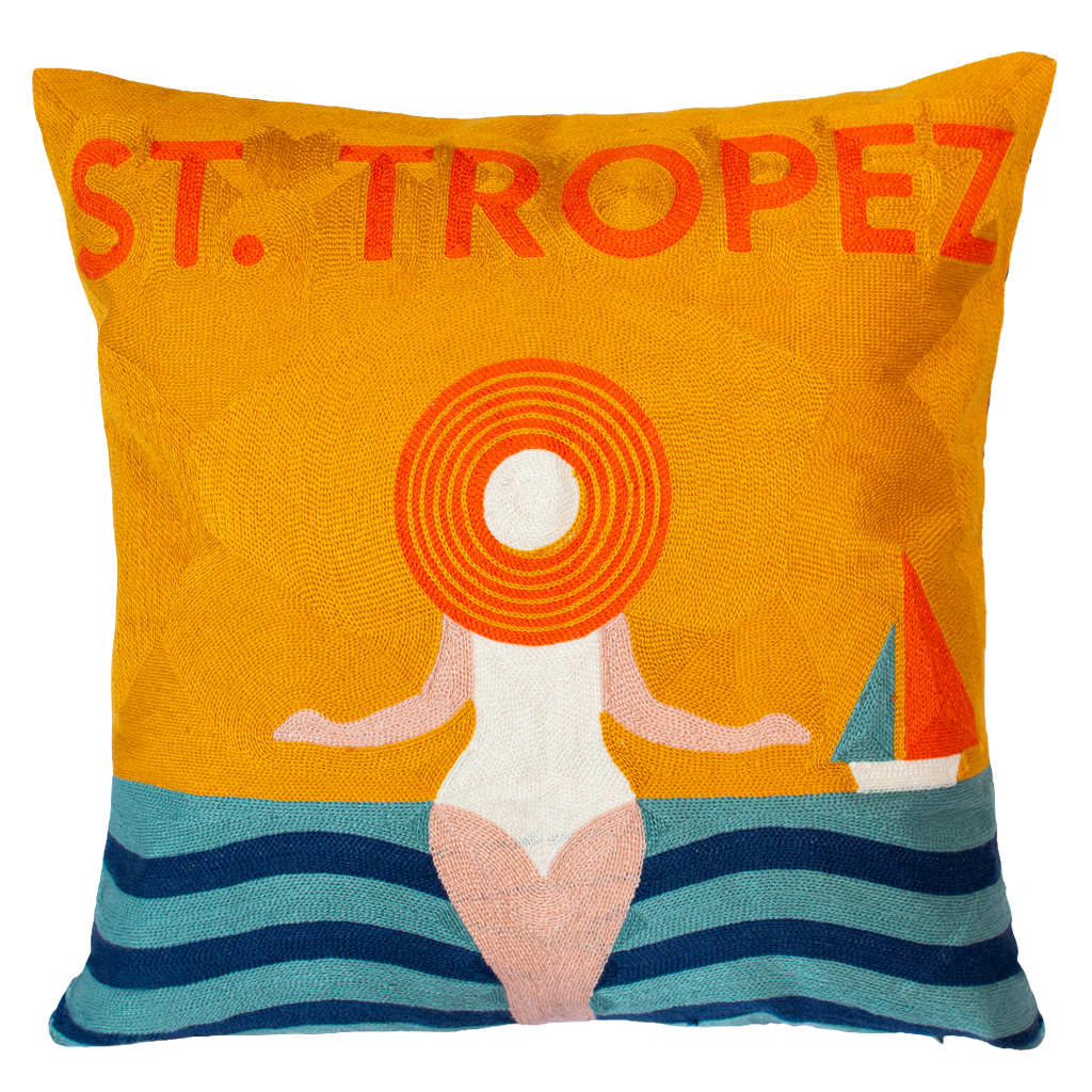 St. Tropez Needlepoint Cushion