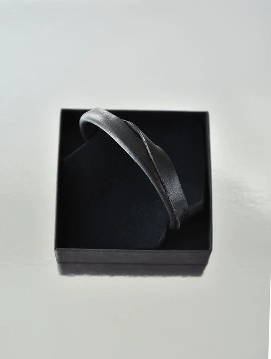 Handmade Leather Bracelet by Gerda Retter – Artisan Crafted Elegance by Gerda Retter Design at www.brixbailey.com