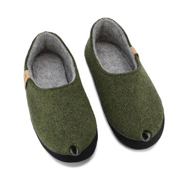 TOKU Budapest Slippers - Handmade Comfort with Natural Lambswool & Arch Support by Omaking at www.brixbailey.com