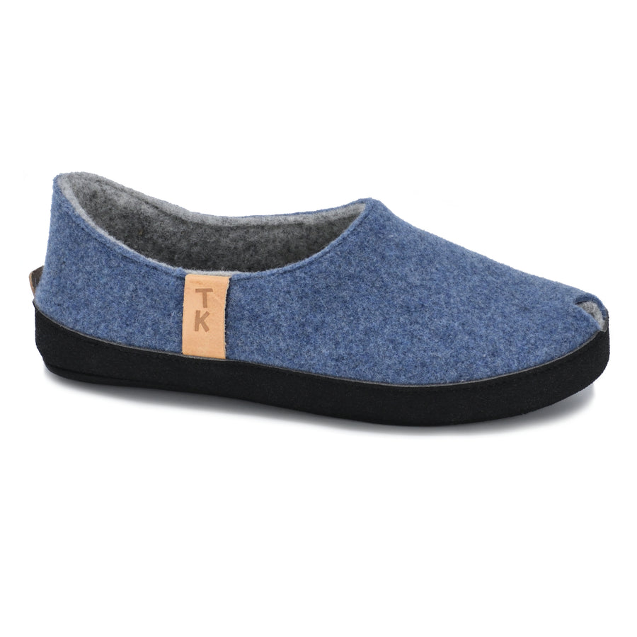 TOKU Budapest Slippers: Handmade Comfort with Natural Lambswoil & Arch Support - Made in Estonia by Omaking at www.brixbailey.com