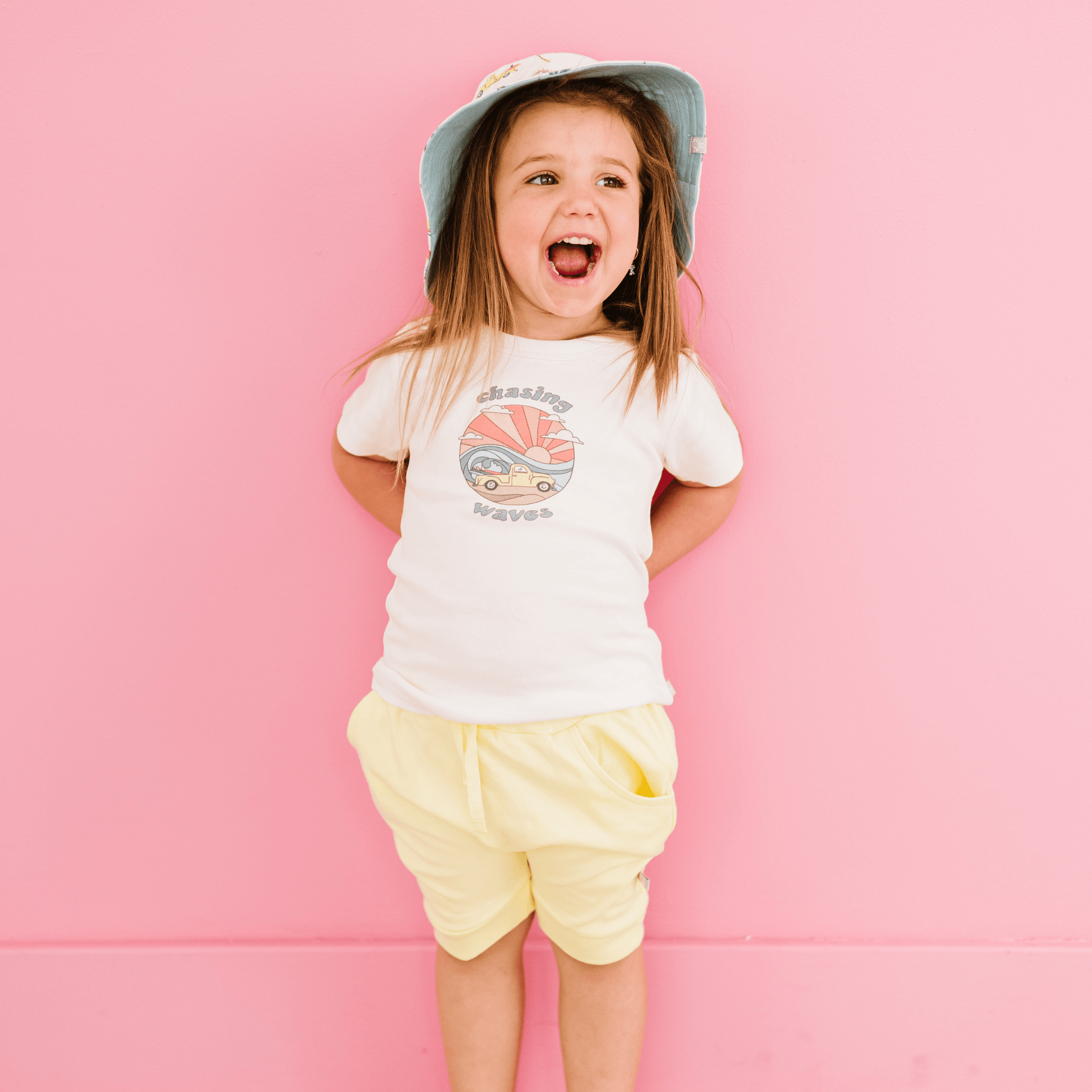 Chasing Waves Graphic Tee for Kids