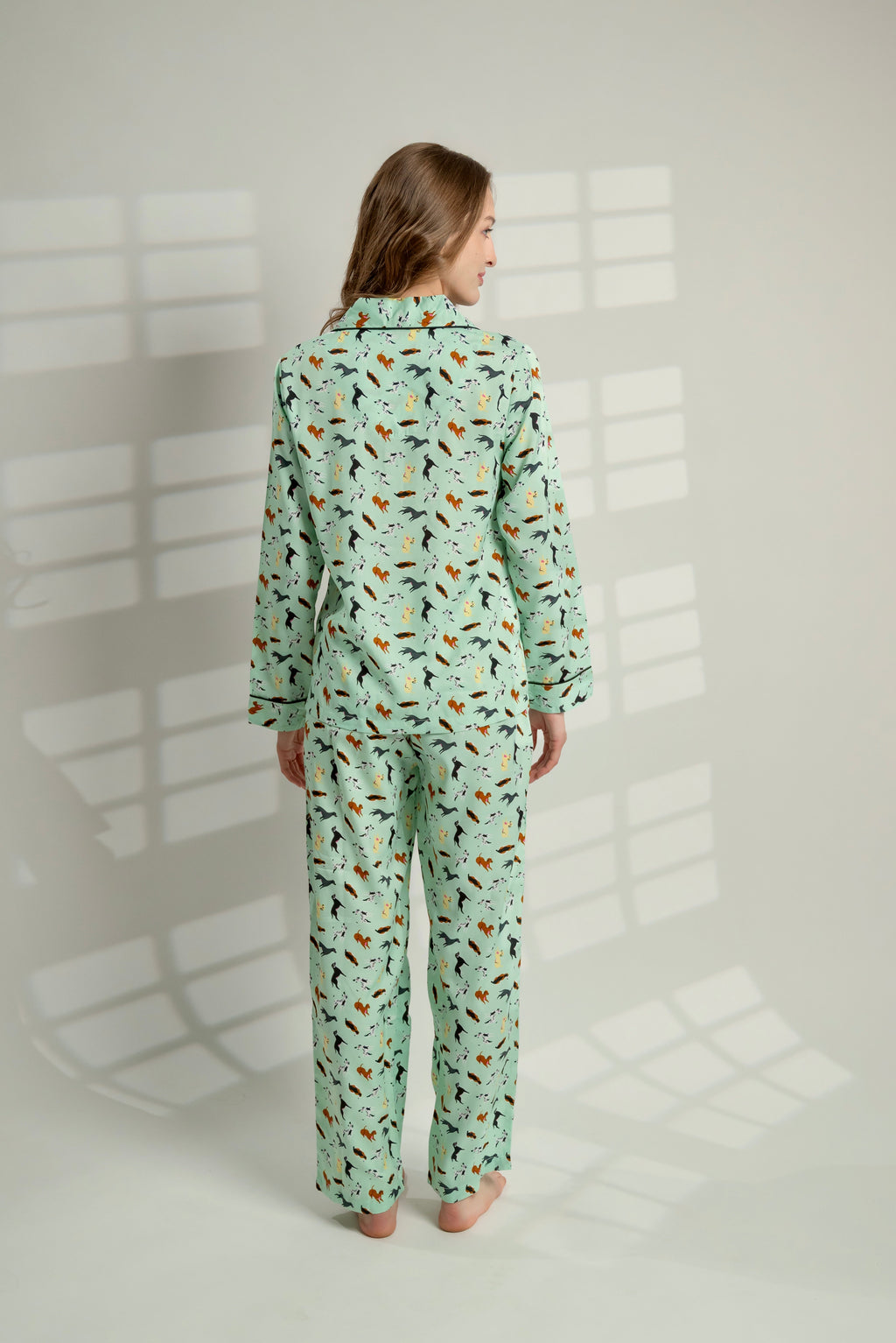 Woman's Best Friend Dog Print Pyjamas