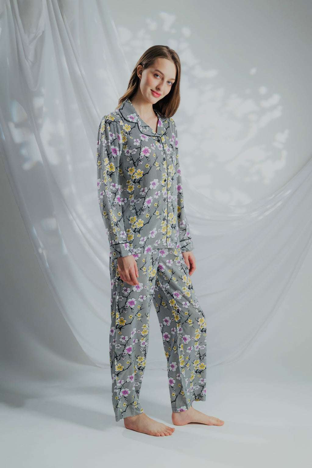 Night Garden Cotton Pyjamas