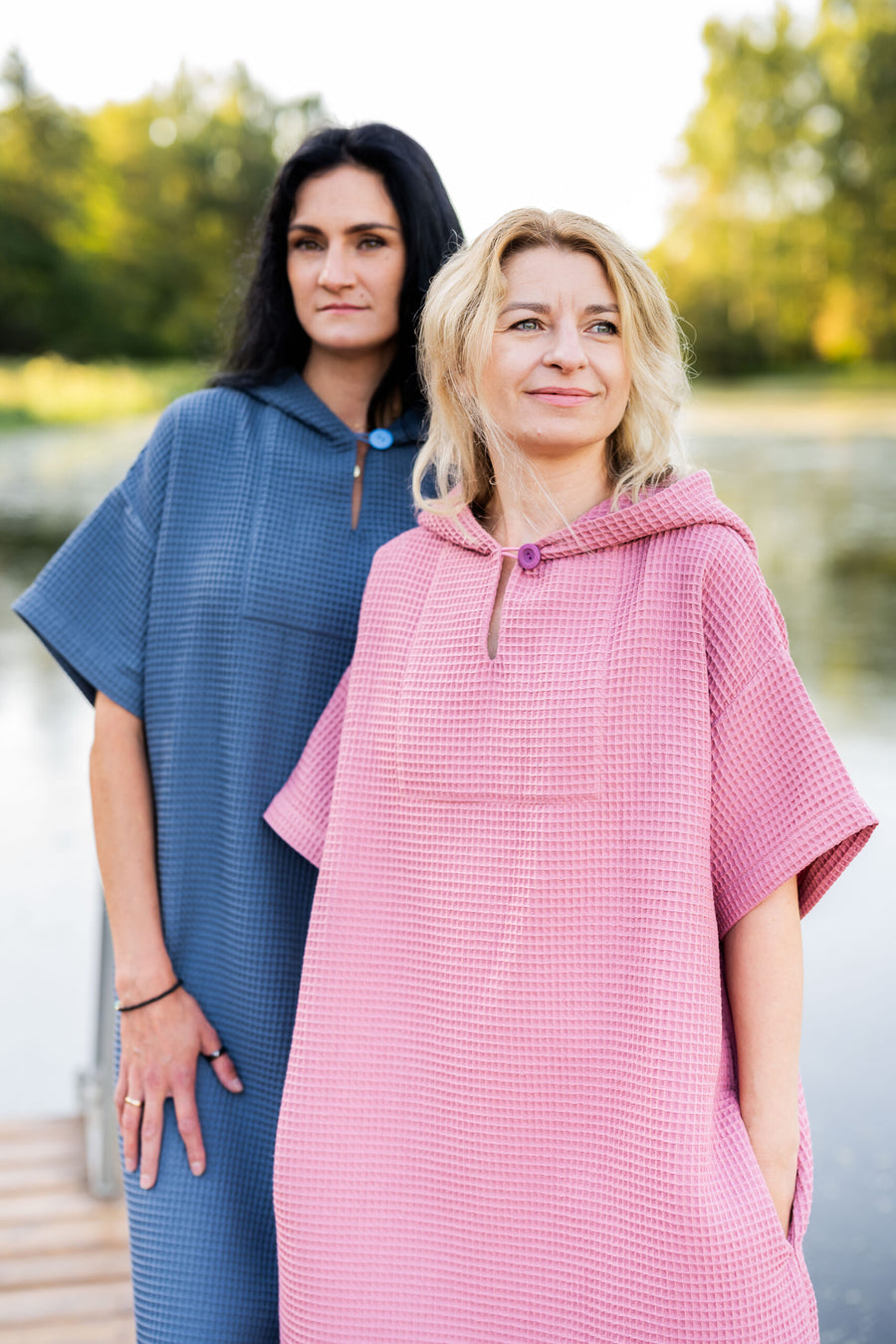 Surf Poncho in OEKO-TEX Cotton – Quick Dry & Unisex Sizes by RÄTT at brixbailey.com