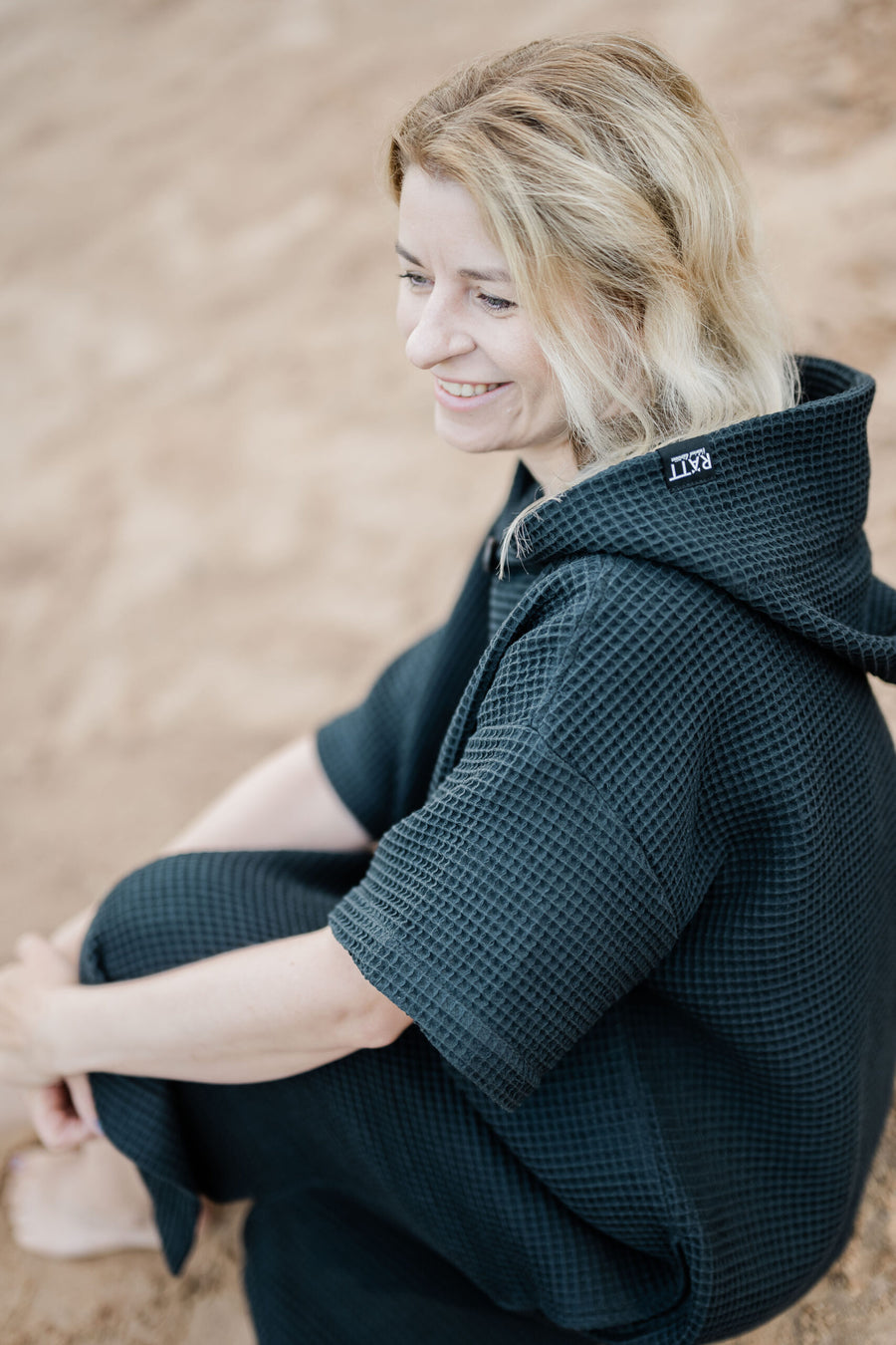 OEKO-TEX Certified Cotton Surf Poncho – Quick Dry & Unisex by RÄTT at brixbailey.com