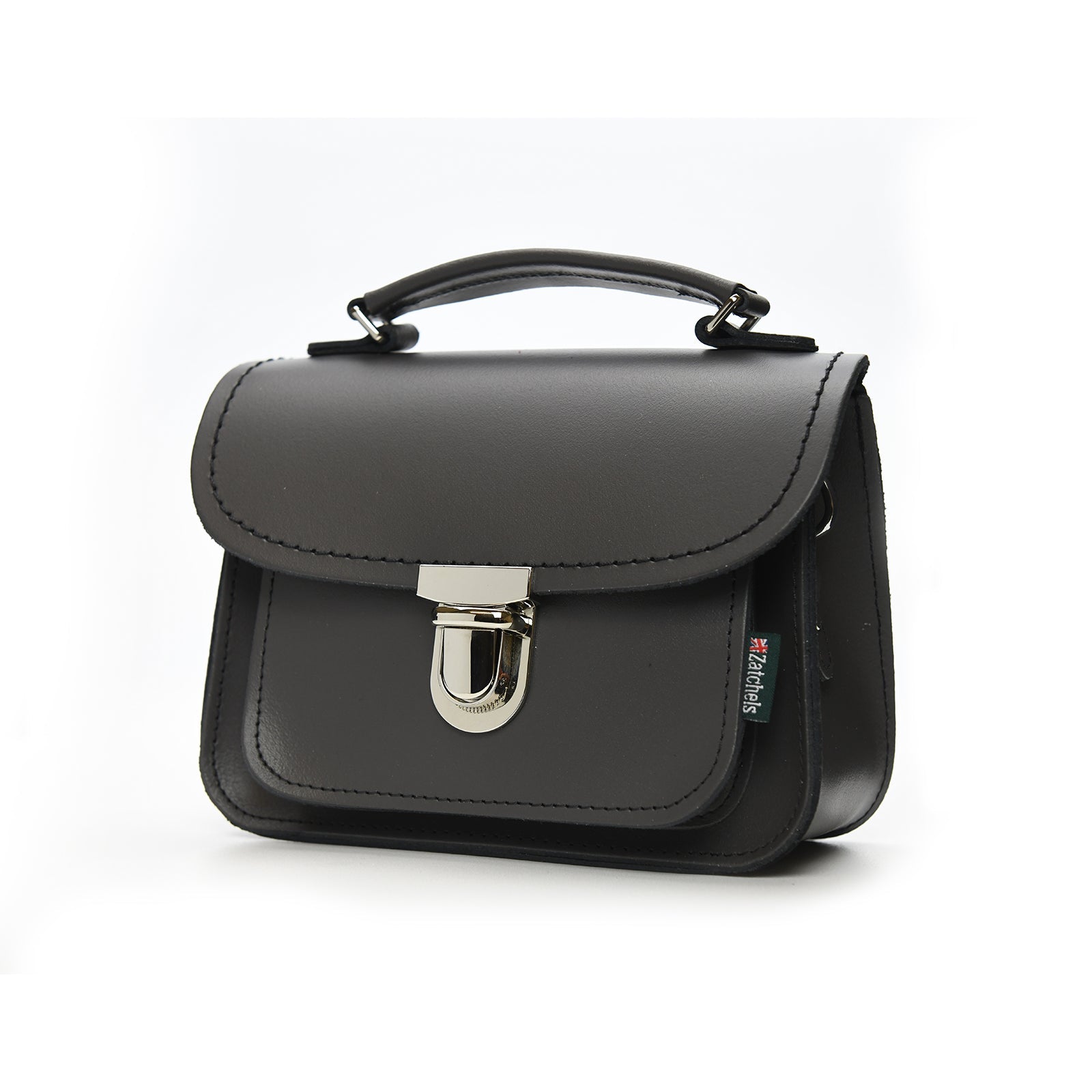 Luna Handmade Leather Bag - Graphite