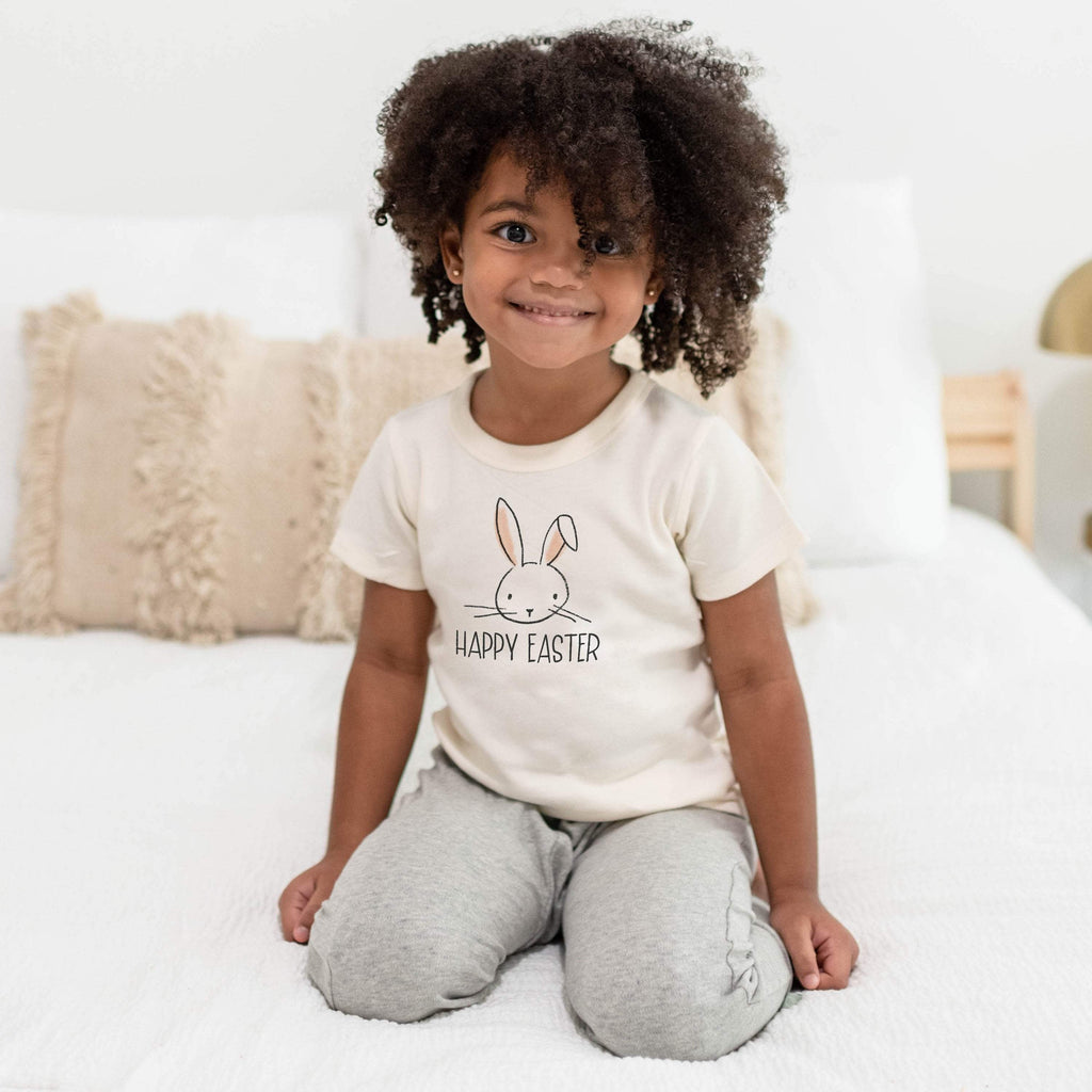 Happy Easter Bunny Kids Graphic Tee