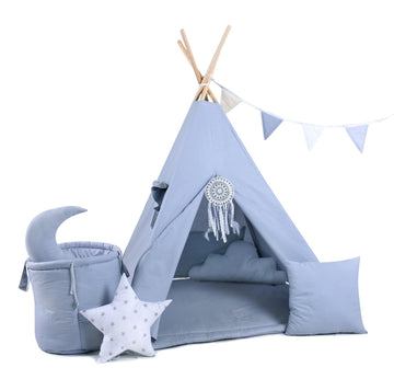 Charming Tipi Tent Set for Kids – Portable & Hand-Made by Sówka at brixbailey.com