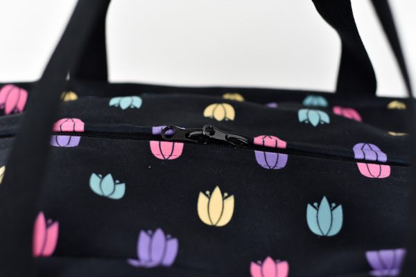 TRAVEL BAG COLORED TULIPS