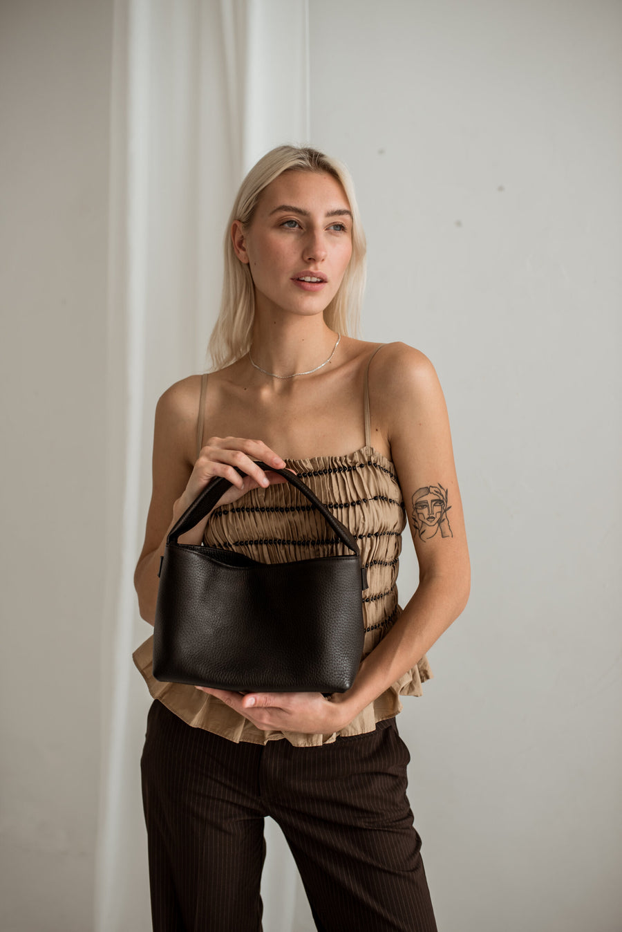 Meru Crossbody Bag – Handmade & Sustainable Italian Leather by Lava flow at brixbailey.com