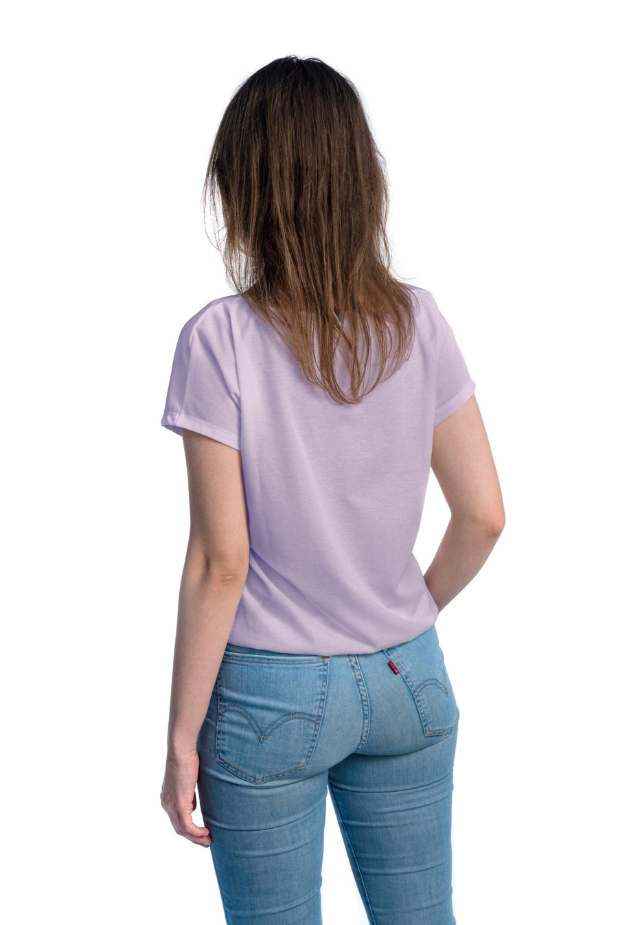 Tan-Through Lilac Spacious T-Shirt - Breathable Comfort for Outdoor Activities by Smarttan at www.brixbailey.com