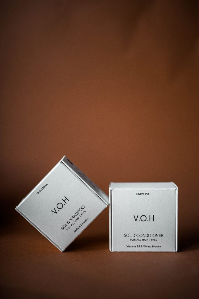 Eco-Friendly Solid Shampoo & Conditioner Set – Zero Waste Hair Care by V.O.H at www.brixbailey.com