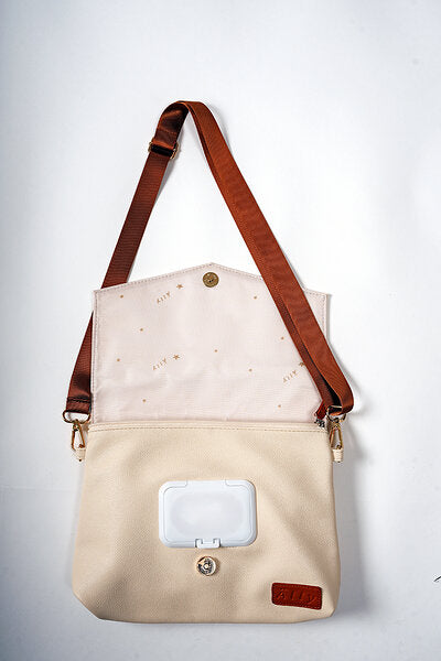 Älly HandbagCappuccino – Stylish Vegan Leather & Lightweight by Ally Scandic at www.brixbailey.com