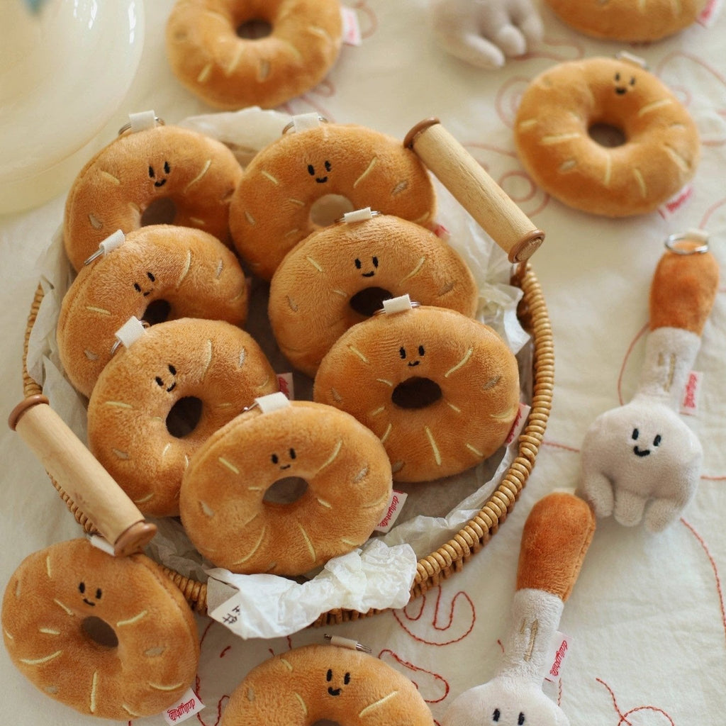 Daily White Bakery Bag Charm Plush Toy