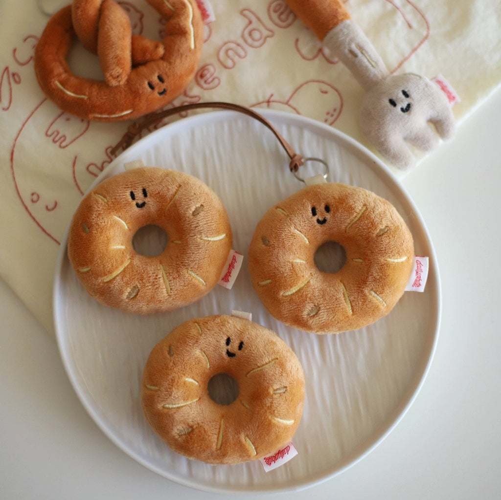 Daily White Bakery Bag Charm Plush Toy