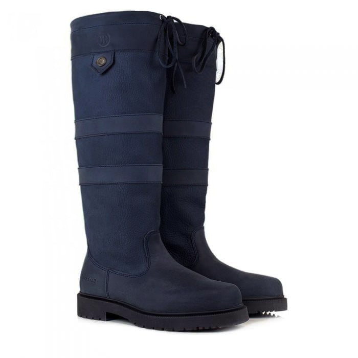 Waterproof Country Boots in Blue Standard and Wide Fit