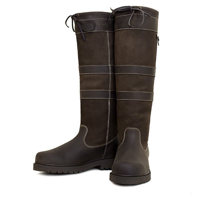 Dakota Waterproof Country Boots in Brown, Standard or Wide Calf
