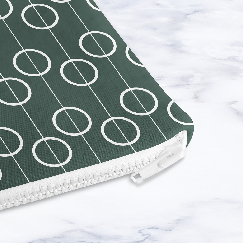 Retro Dark Green Make Up Bag