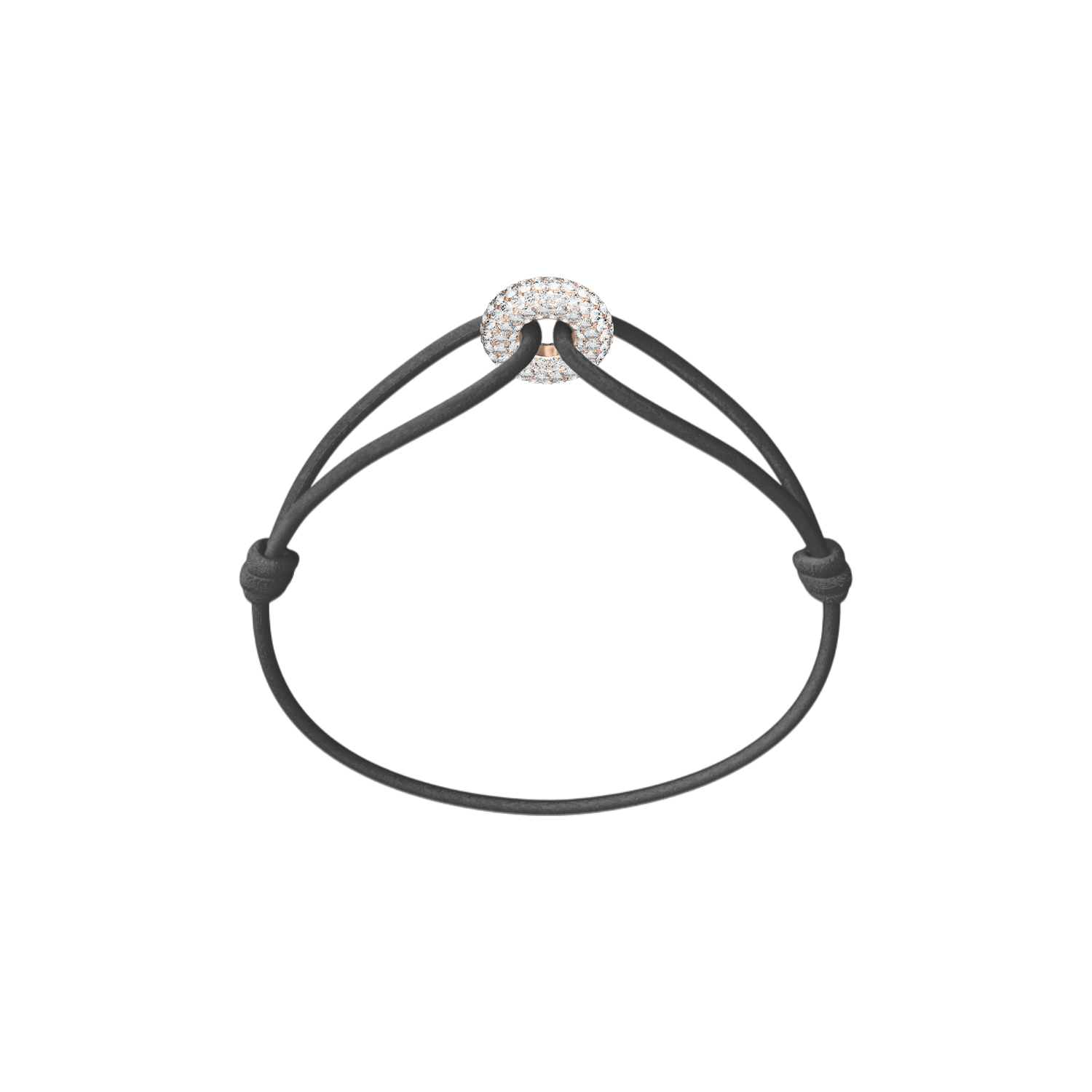 Mini Rose Soho Pave Cord Bracelet