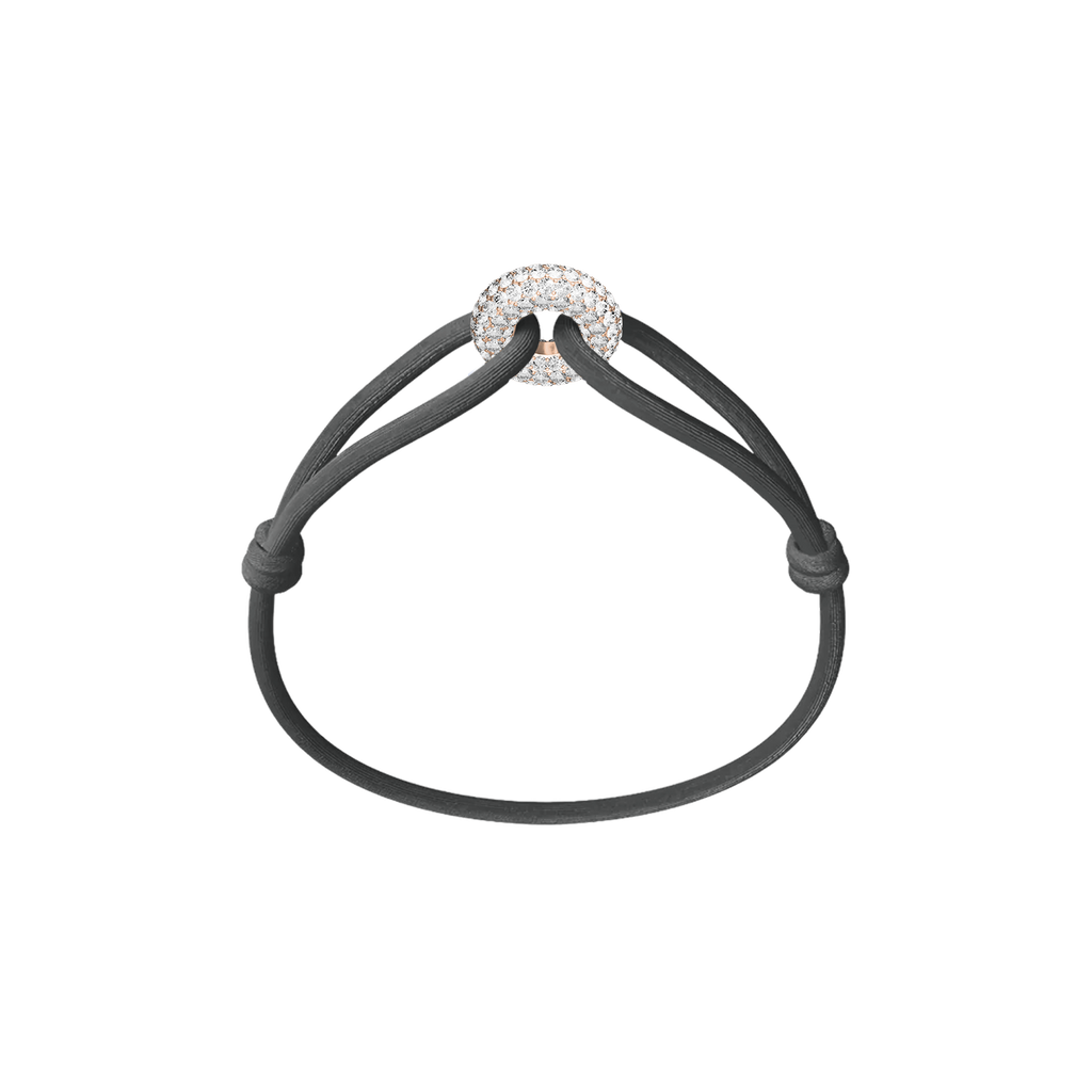 Rose Soho Pave Cord Bracelet