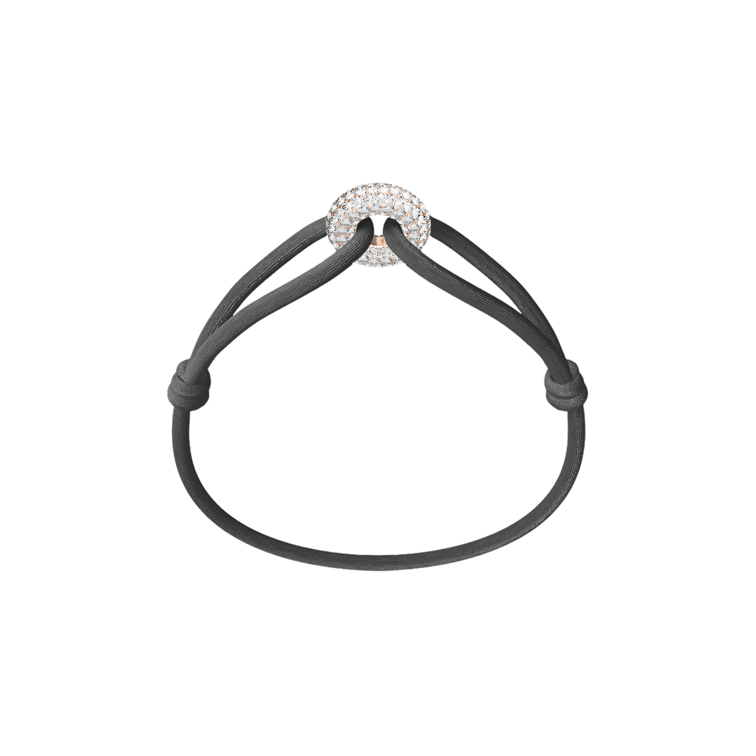 Rose Soho Pavé Cord Bracelet