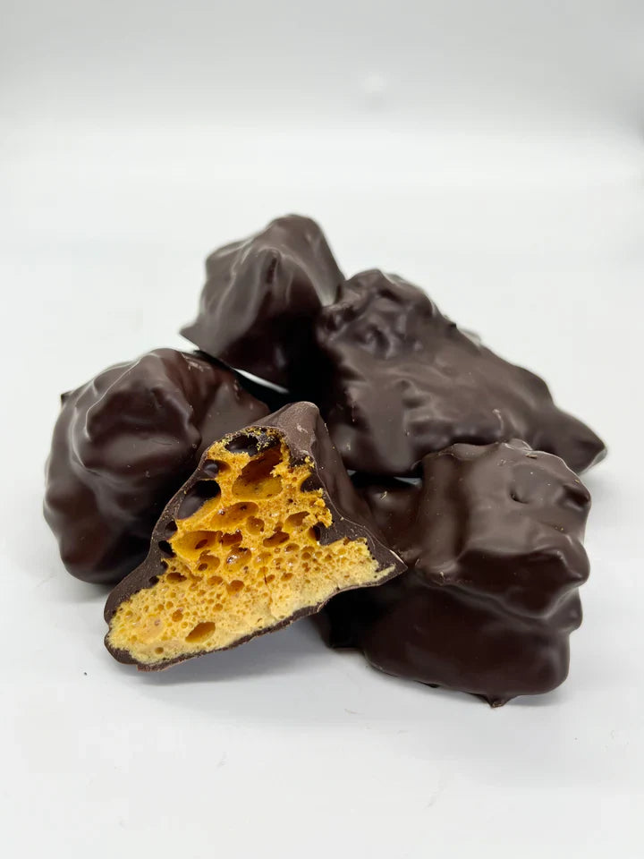 Handmade Cinder Toffee in 70% Dark Chocolate (250g)