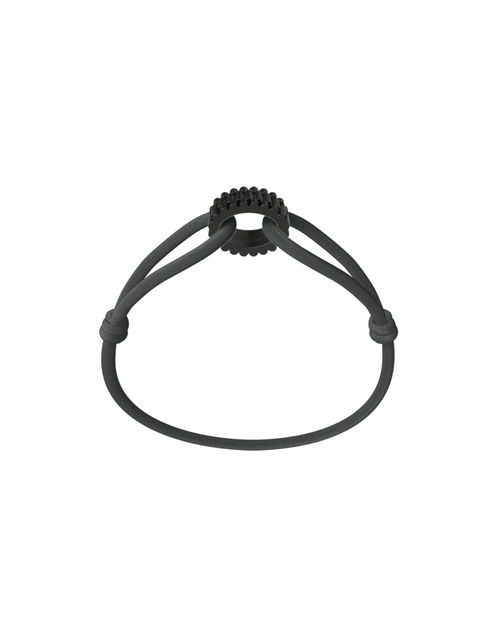 Carbon Regent Cord Bracelet