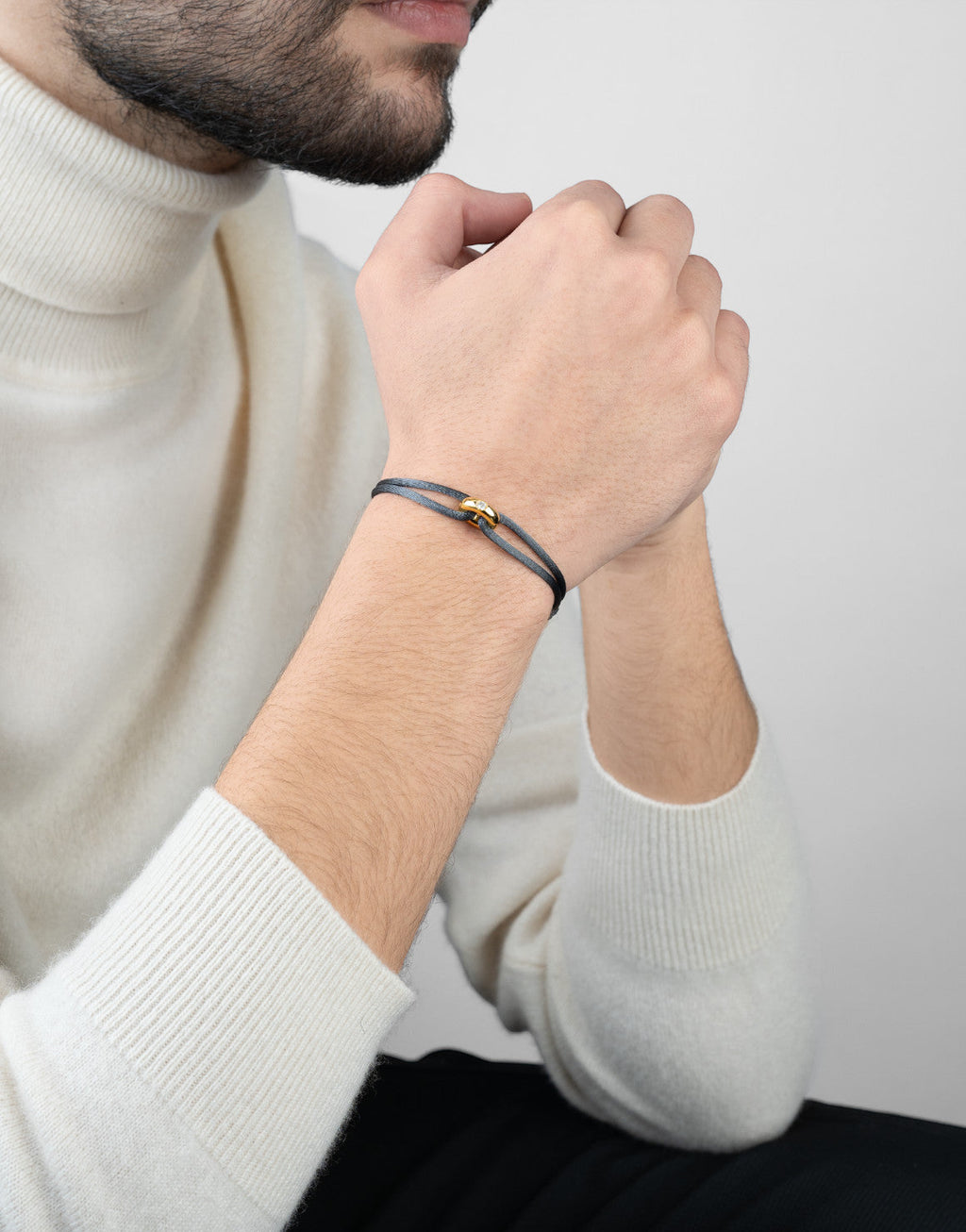 Golden Soho Diamond Cord Bracelet