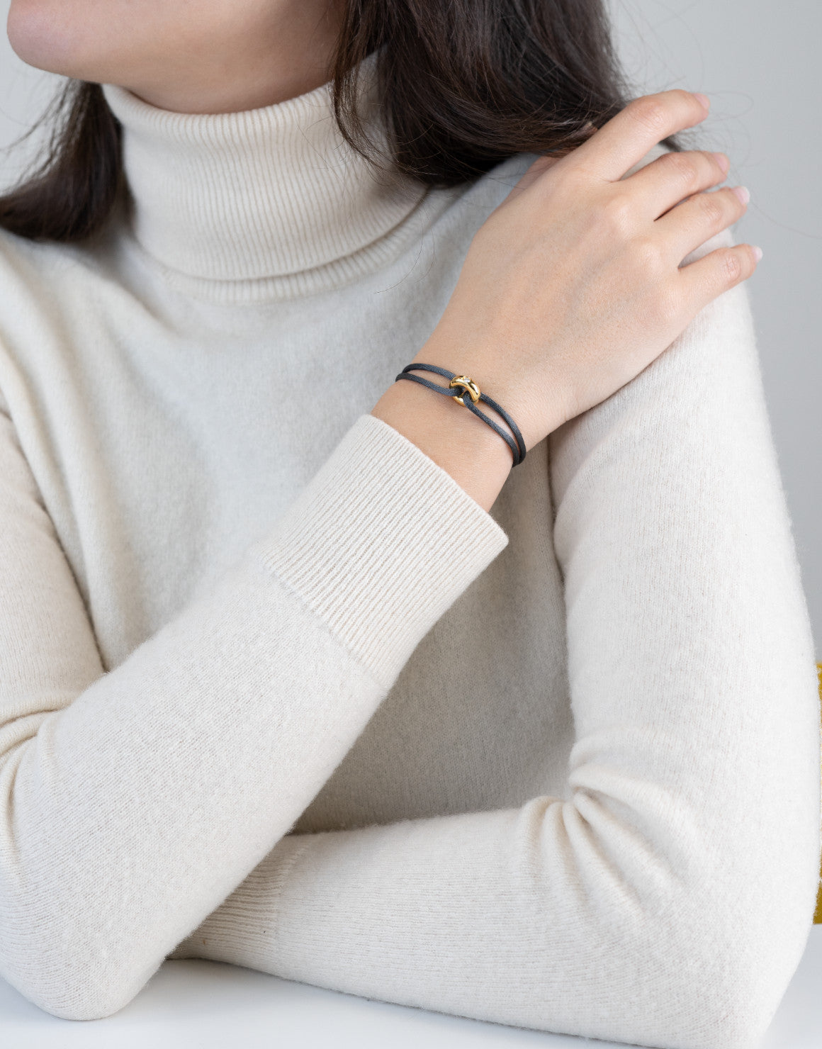 Golden Soho Diamond Cord Bracelet