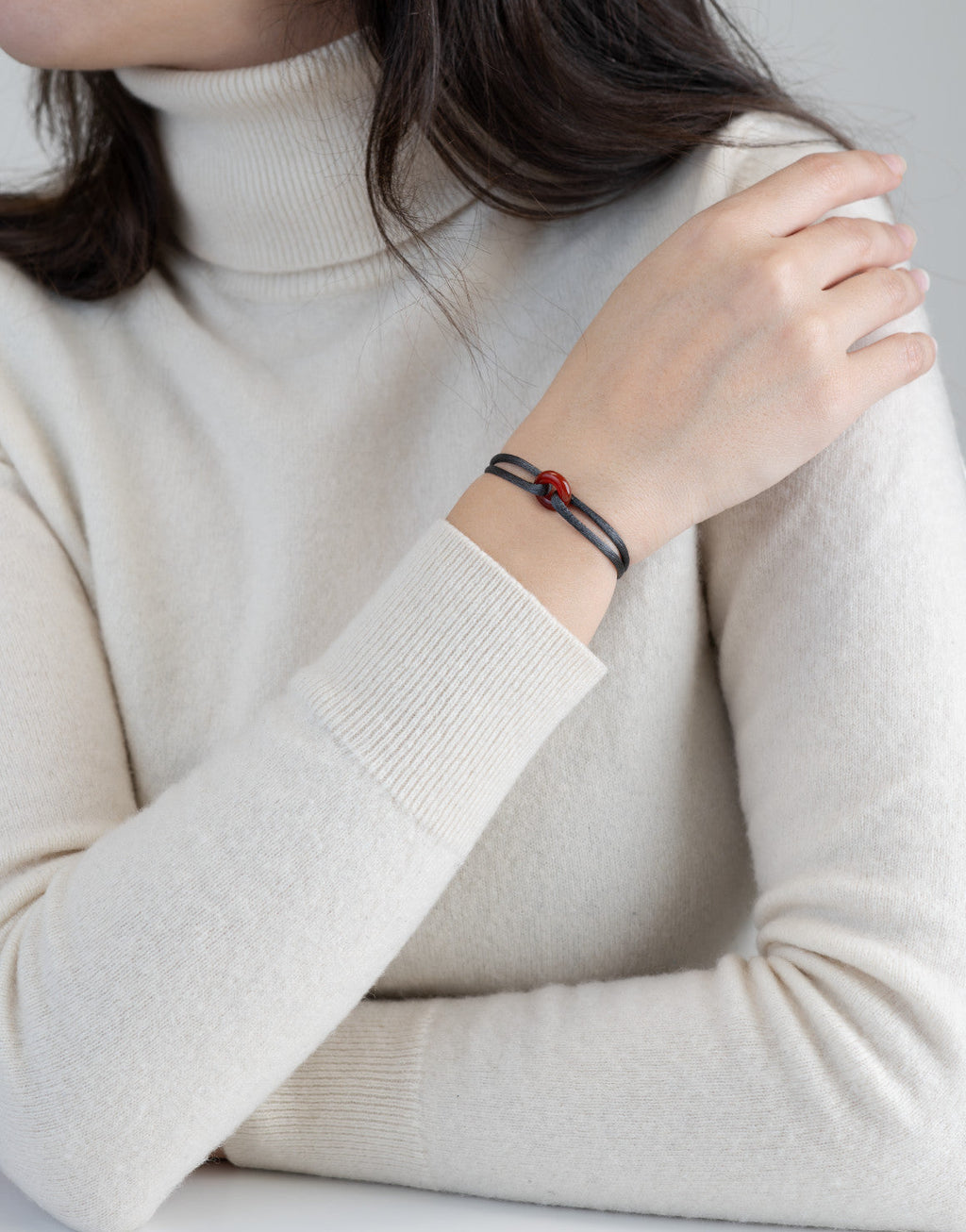 Red Soho Cord Bracelet