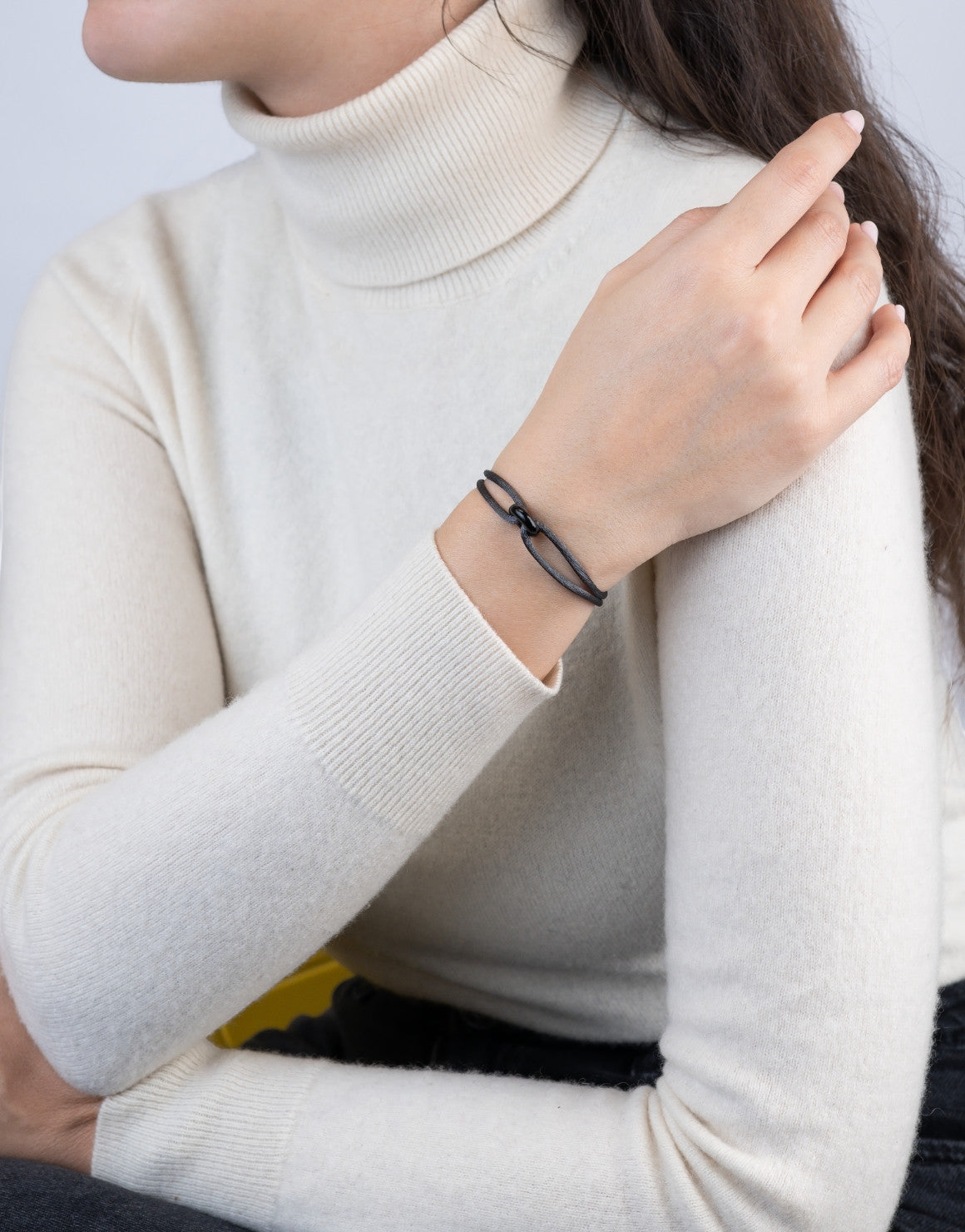 Black Soho Cord Bracelet