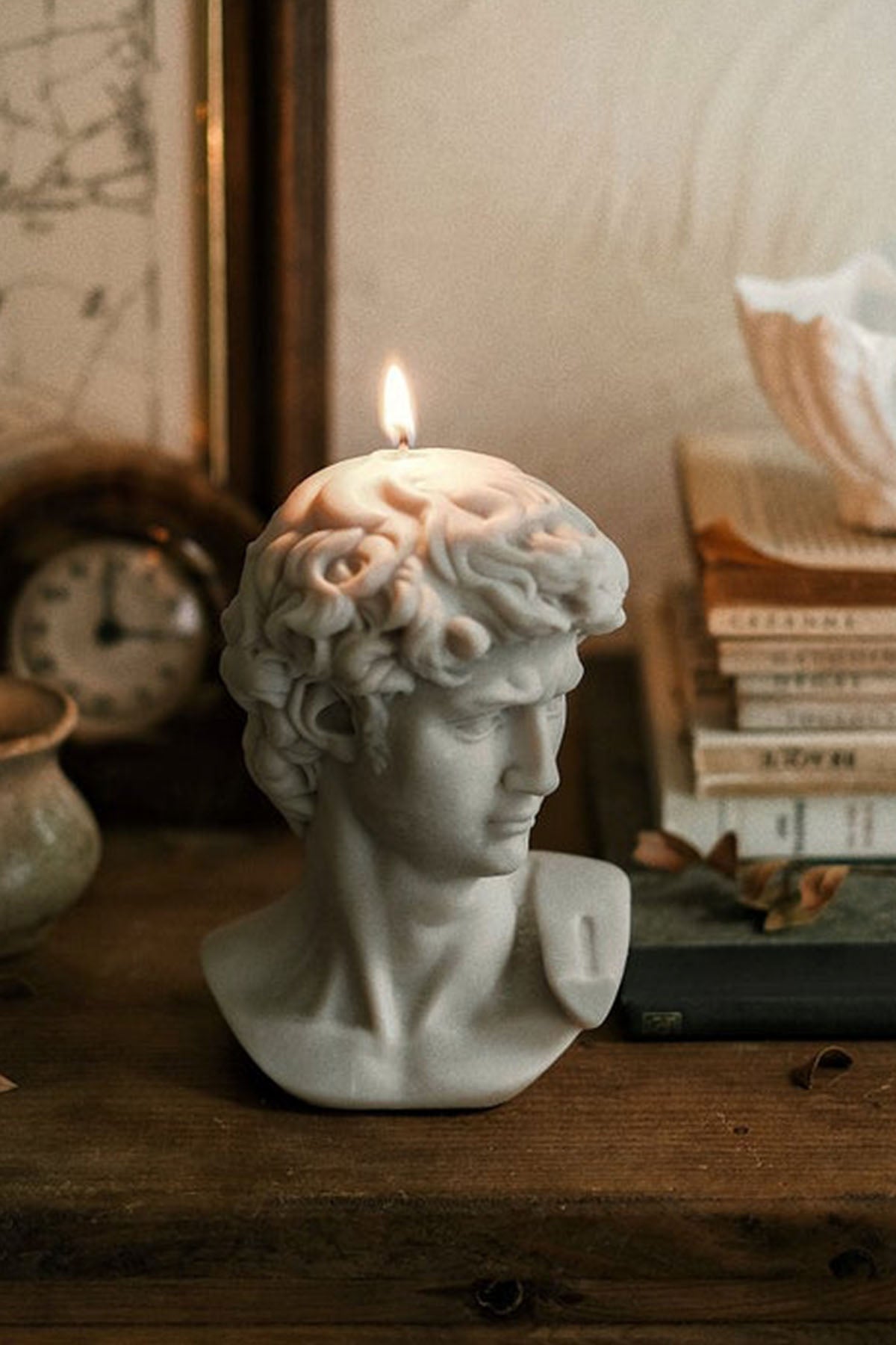 Scented David Bust Candle