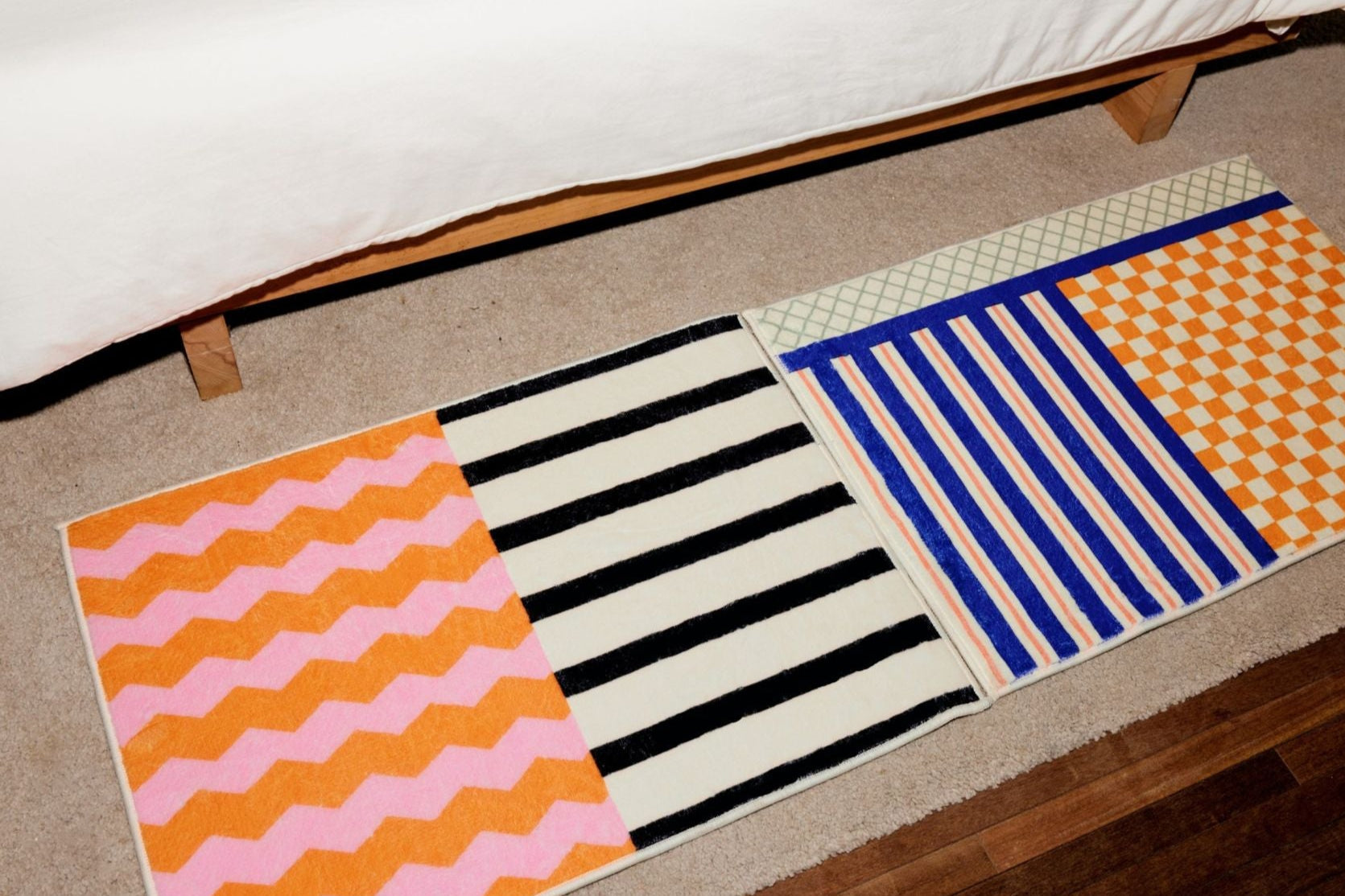 Deconstructed Bath Mat in Organic Cotton