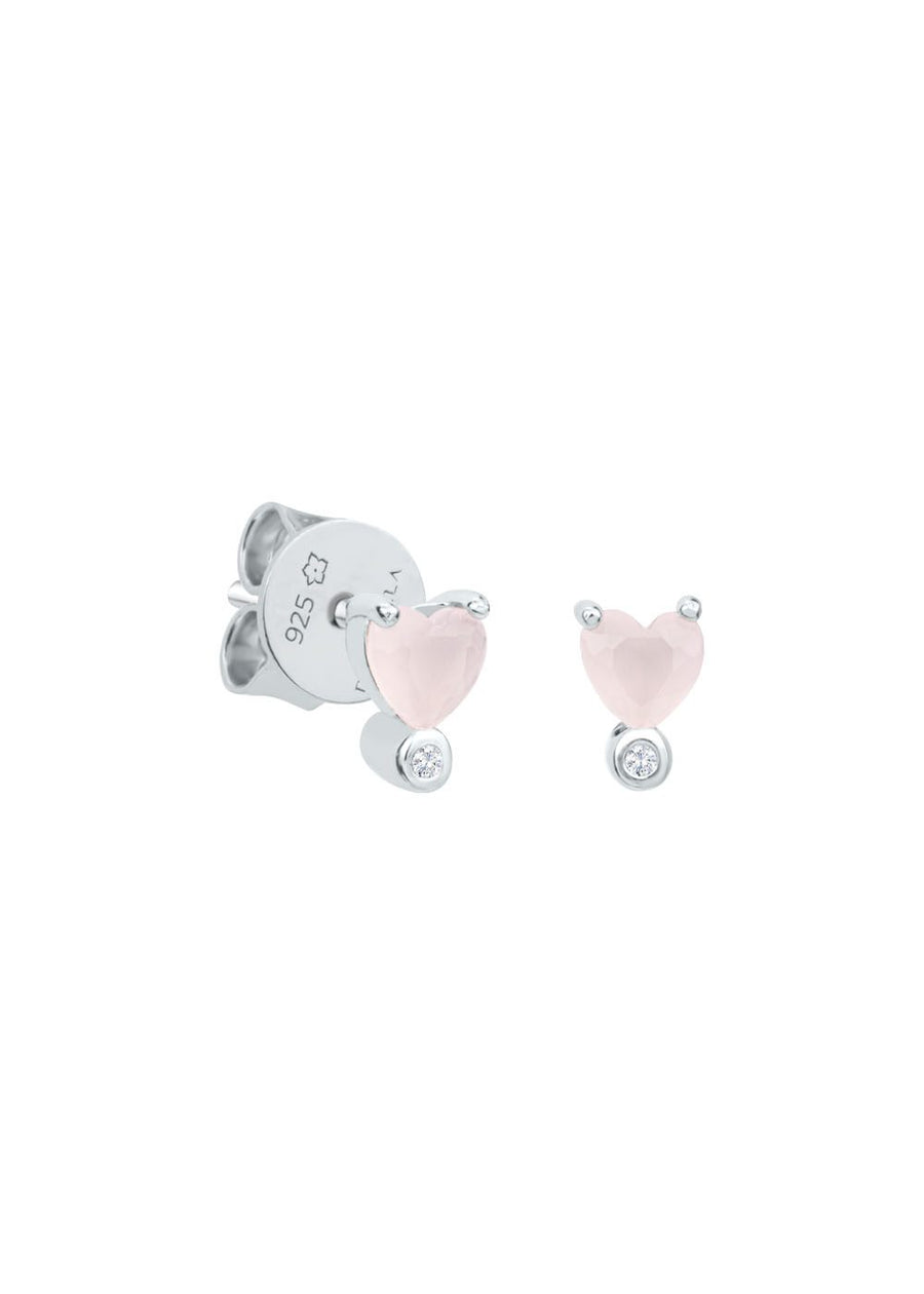 Children's Elegant Sterling Silver Zircon Earrings – Luxurious & Delicate by Dondella at www.brixbailey.com