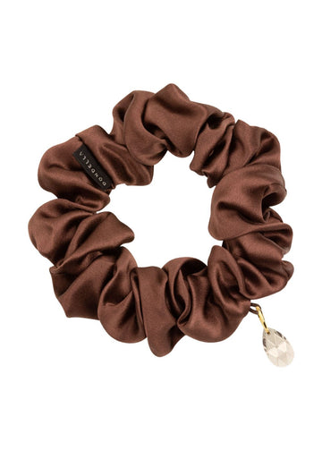 Indulge in Elegance with the Mulberry Silk Hair Scrunchie by Dondella at www.brixbailey.com