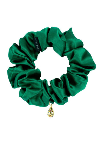 Indulge in Elegance with Our Luxurious Silk Hair Scrunchie by Dondella at www.brixbailey.com